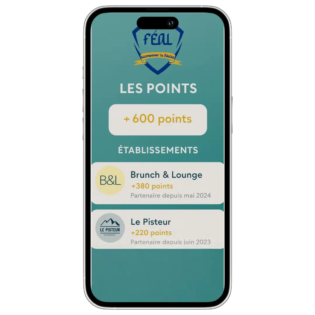 Historique des points du client